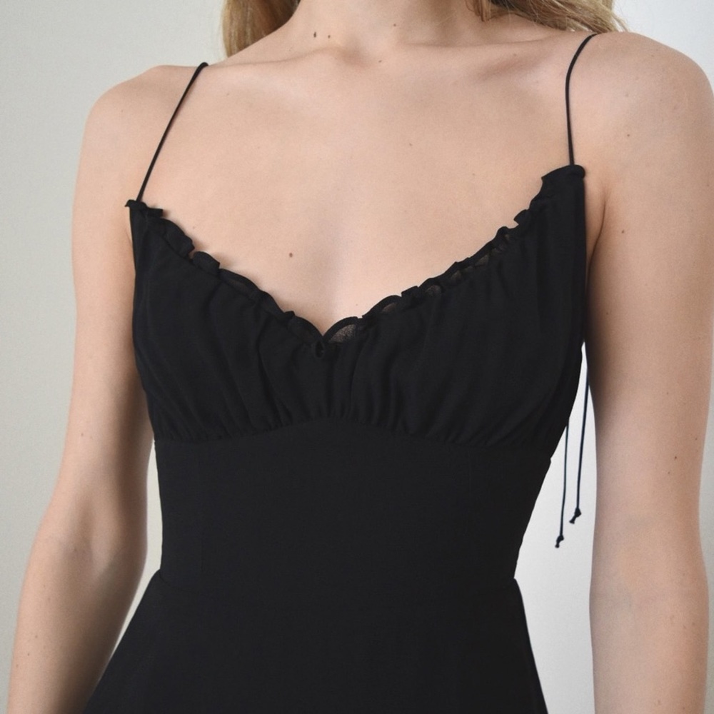 reformation black esther dress - Picture 4 of 8